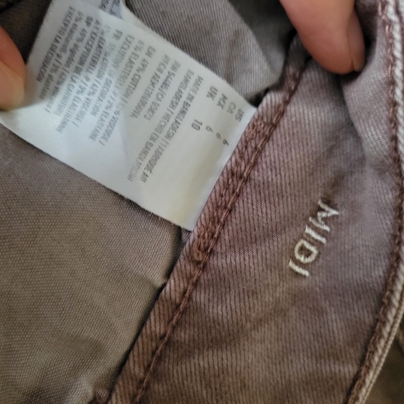 American Eagle Outfitters Tan ans Blush Jean Shorts Women's Size 6 - Picture 5 of 7